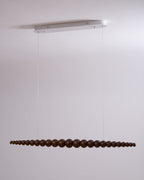 Woodline Orb Linear Wood LED Pendant Light - product view 76