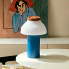 Wrenna Dome Rechargeable Table Lamp — product, finish and specification view 2