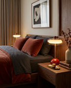 Zarela Amber Glass Rechargeable Table Lamp — product, finish and specification view 5