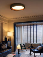 Zenova Round Wood LED Ceiling Light - product view 6