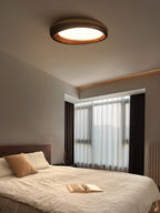 Zenova Round Wood LED Ceiling Light - product view 7