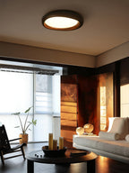 Zenova Round Wood LED Ceiling Light - product view 10