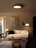 Zenova Round Wood LED Ceiling Light - product view 12