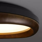 Zenova Round Wood LED Ceiling Light - product view 17