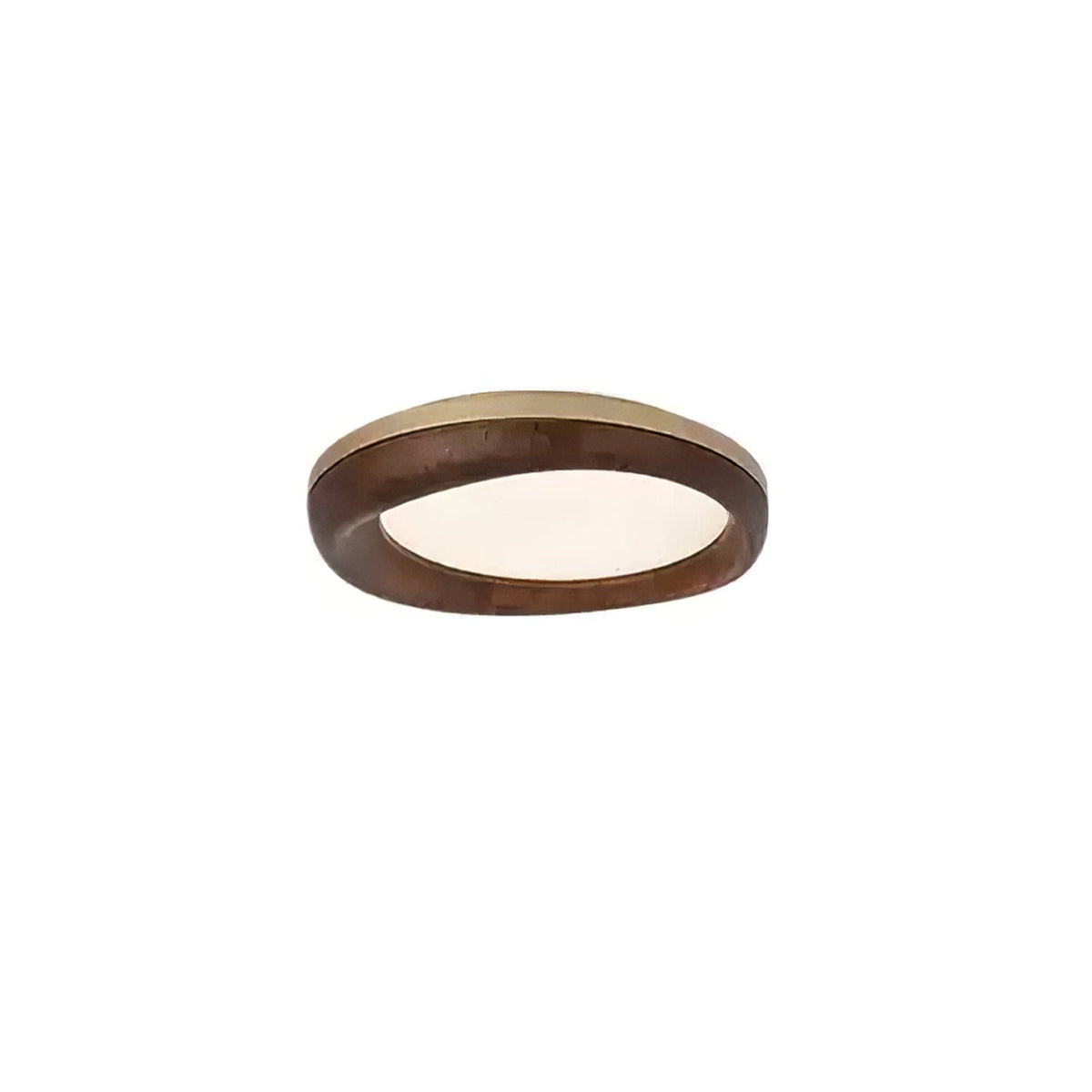Zenova Round Wood LED Ceiling Light - product view 21