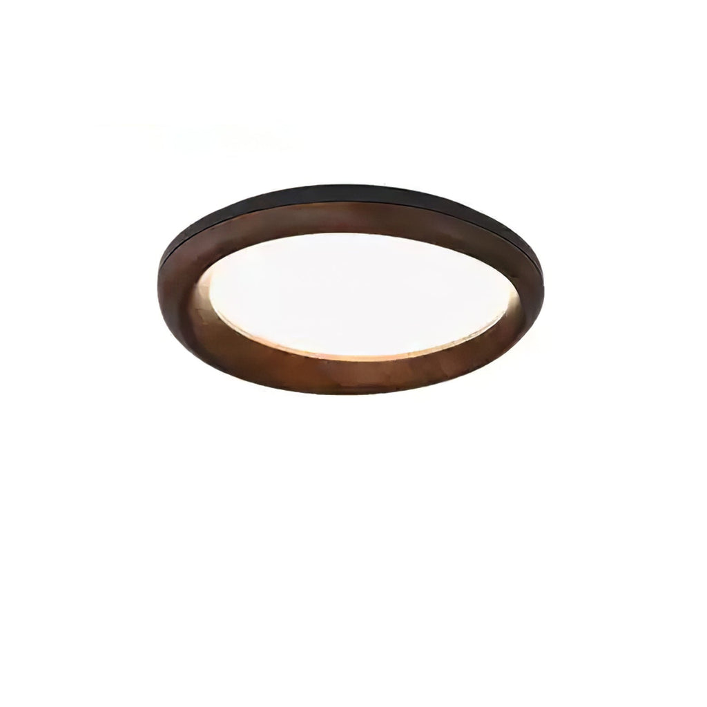 Zenova Round Wood LED Ceiling Light - product view 30
