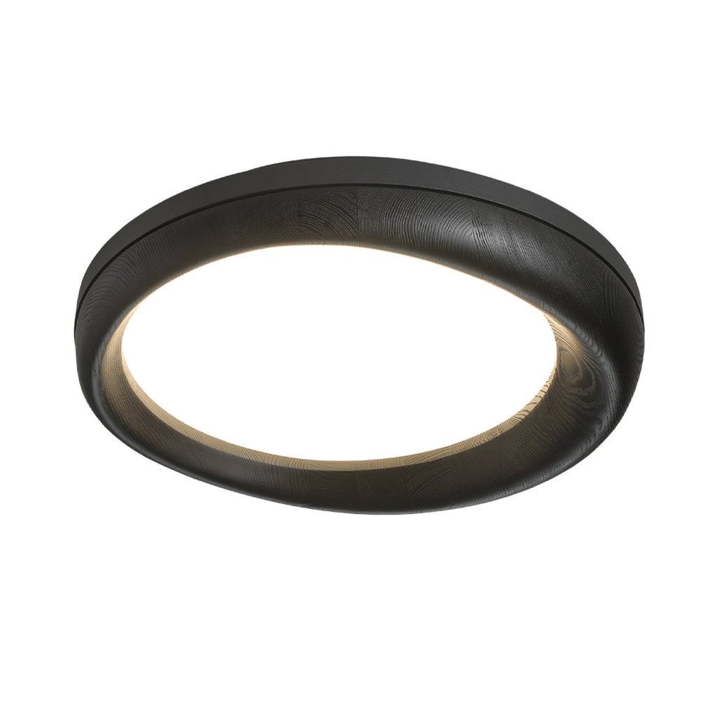 Zenova Round Wood LED Ceiling Light - product view 37