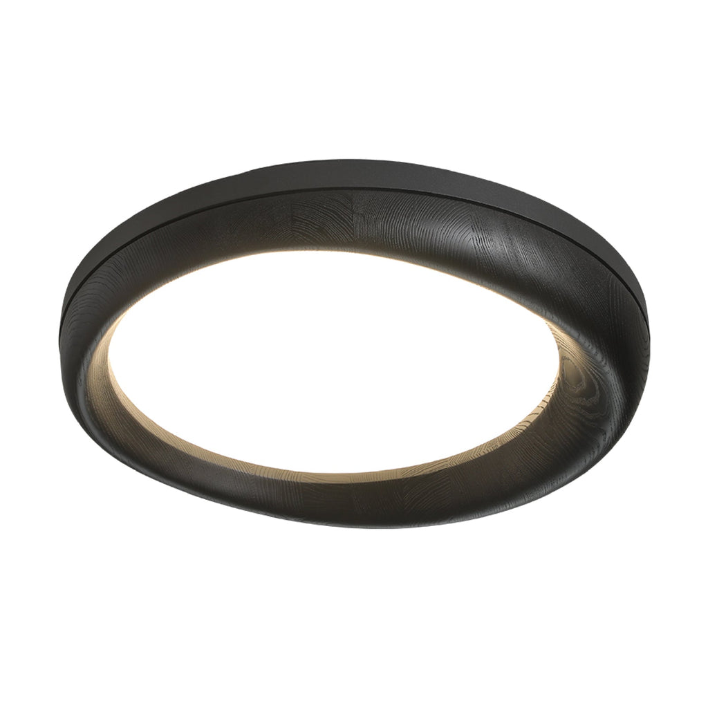 Zenova Round Wood LED Ceiling Light - product view 38