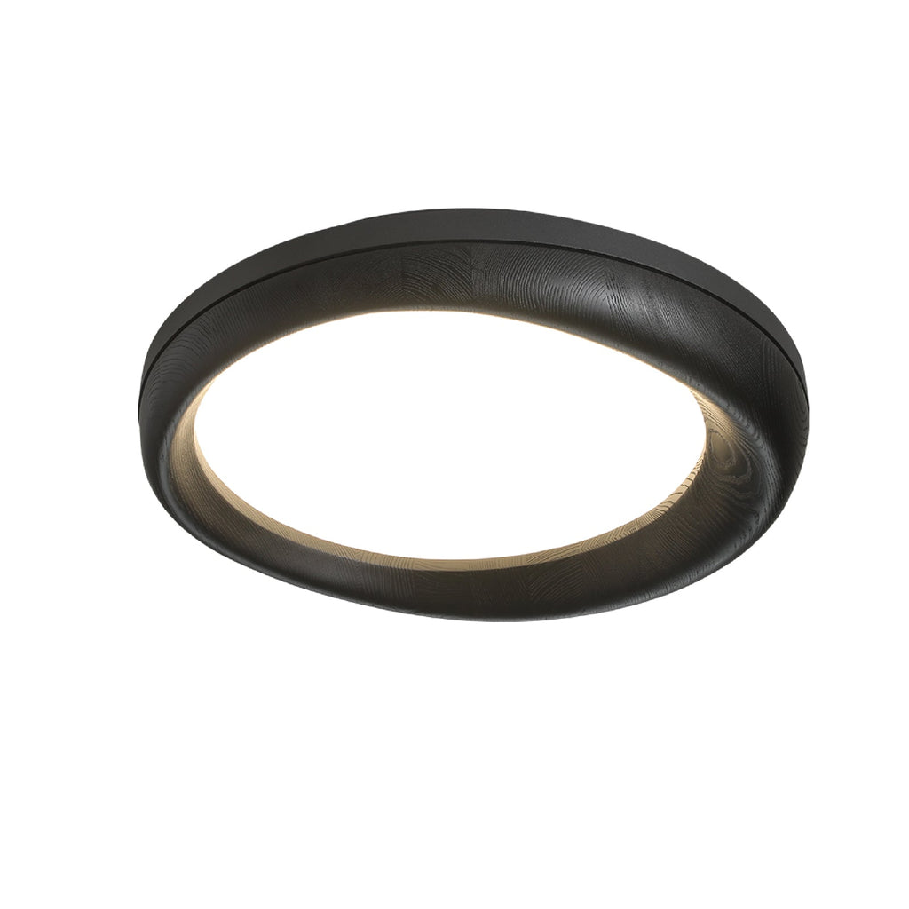 Zenova Round Wood LED Ceiling Light - product view 40