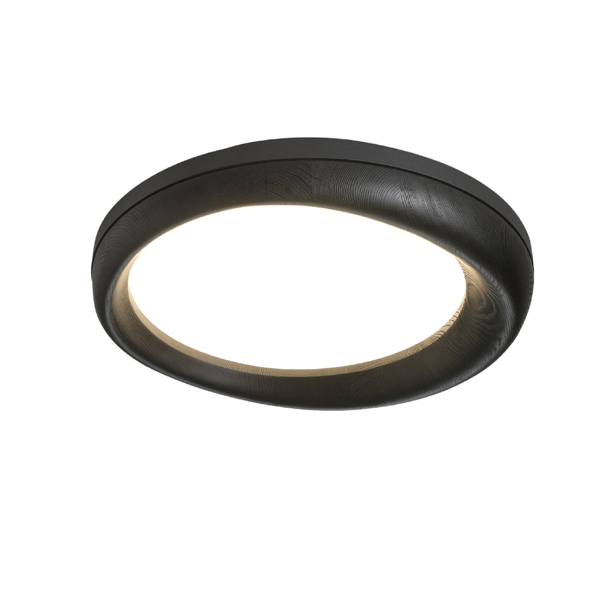 Zenova Round Wood LED Ceiling Light - product view 40