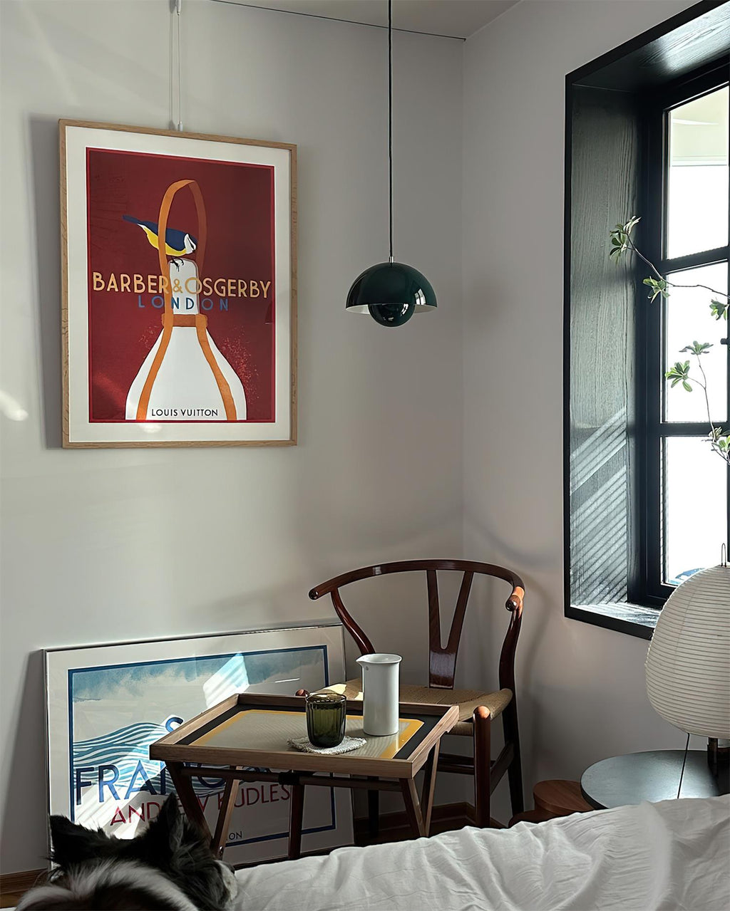 Zeviro Plug-In Dome Pendant Lamp – pendant light view 3