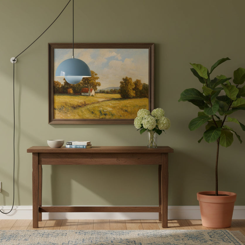 Zeviro Plug-In Dome Pendant Lamp – pendant light view 12